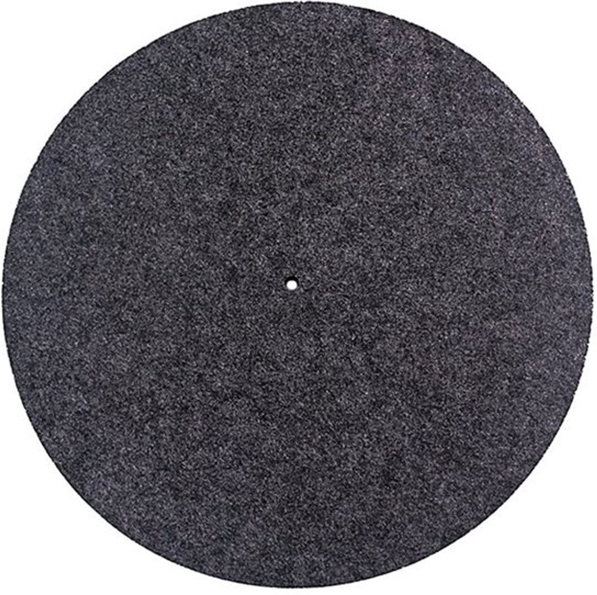 draaitafel mat - antistatisch - 2 mm dik - anti-vibratie - vilt voor vinyl platenspeler - grijs