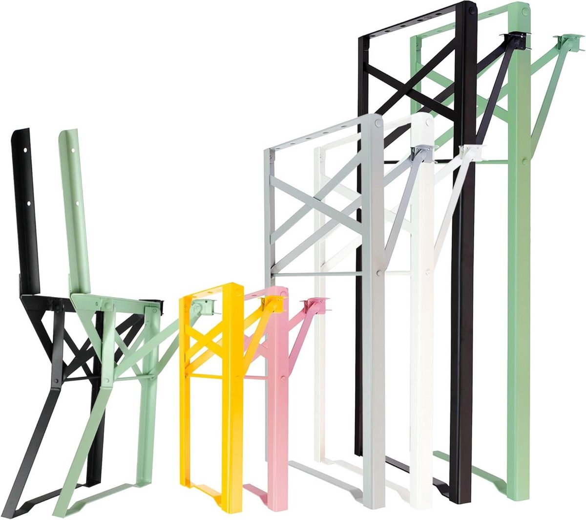 Biertent Onderstel - Tafel Frame Bank Frame - Feestelijke Bijeenkomsten - Inklapbaar Met Snappers - 70 cm x 42 cm