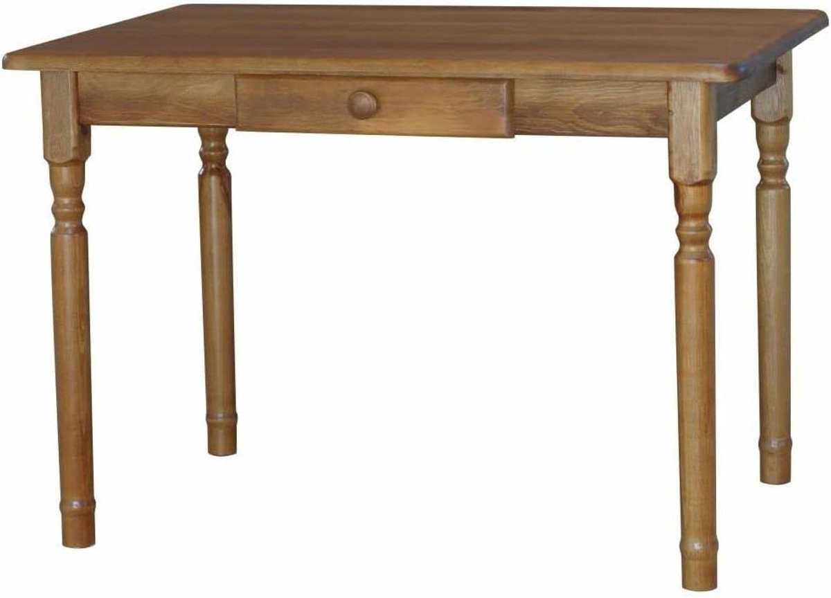 Eettafel Hout - Keukentafel Massief - Gezellig Tafelen - Handgemaakt Massief Hout - 75 x 110 cm - Eiken