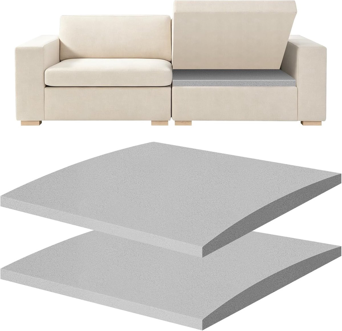 Sofa Kussens voor Ondersteuning en Comfort - Set van 2 Kussens voor Bank en Zitmeubels