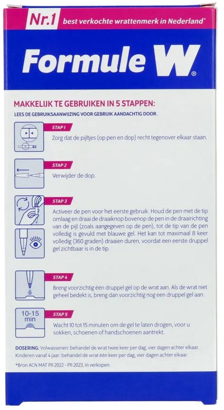 Formule W Wrattenpen 1.5 Ml