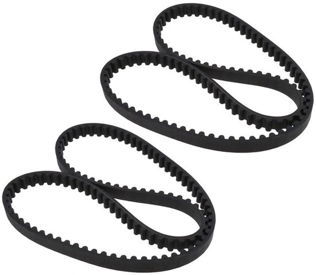 Aandrijfriem voor Stiga 105 - Hatchback banden - 107 tanden - 8 mm tandsteek - 12 mm breedte - 856 mm omtrek - Rubber - Zwart - Synchroon compabiliteit 2 x - HTD856-8M-12.