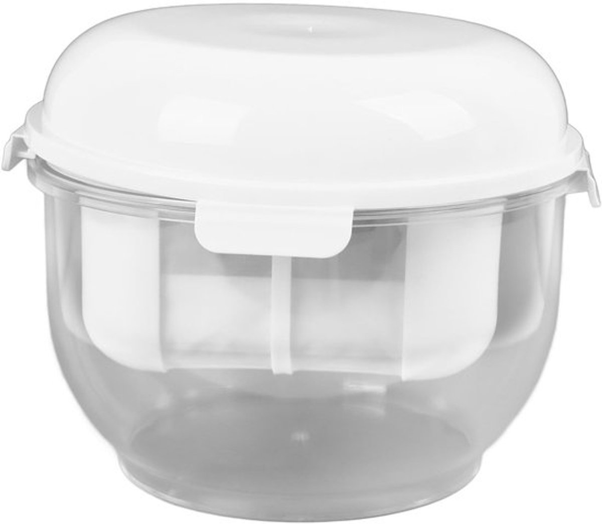 Yoghurtweiseparator met grote capaciteit en fijnmazig filter - Zeer efficiënte yoghurtmaker voor thuisgebruik - Filter voor Griekse yoghurt - Wit