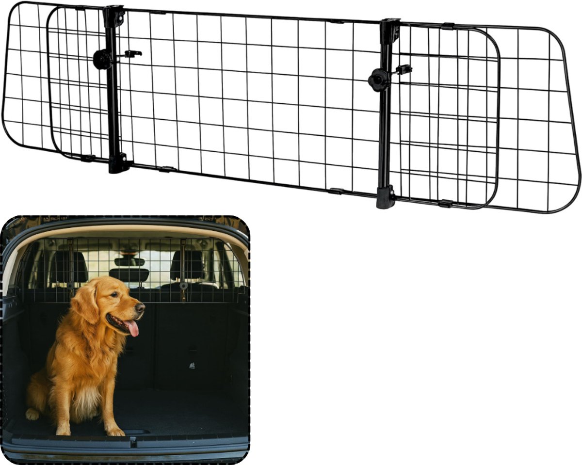 CLVP® Hondenrek Auto - Hondennet Universeel - Bagagerek