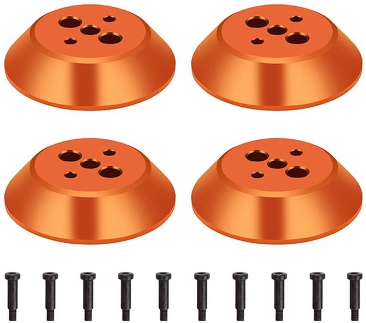 Motorbedekking - Aluminiumlegering - Stofdicht en Anti-botsing (Oranje)