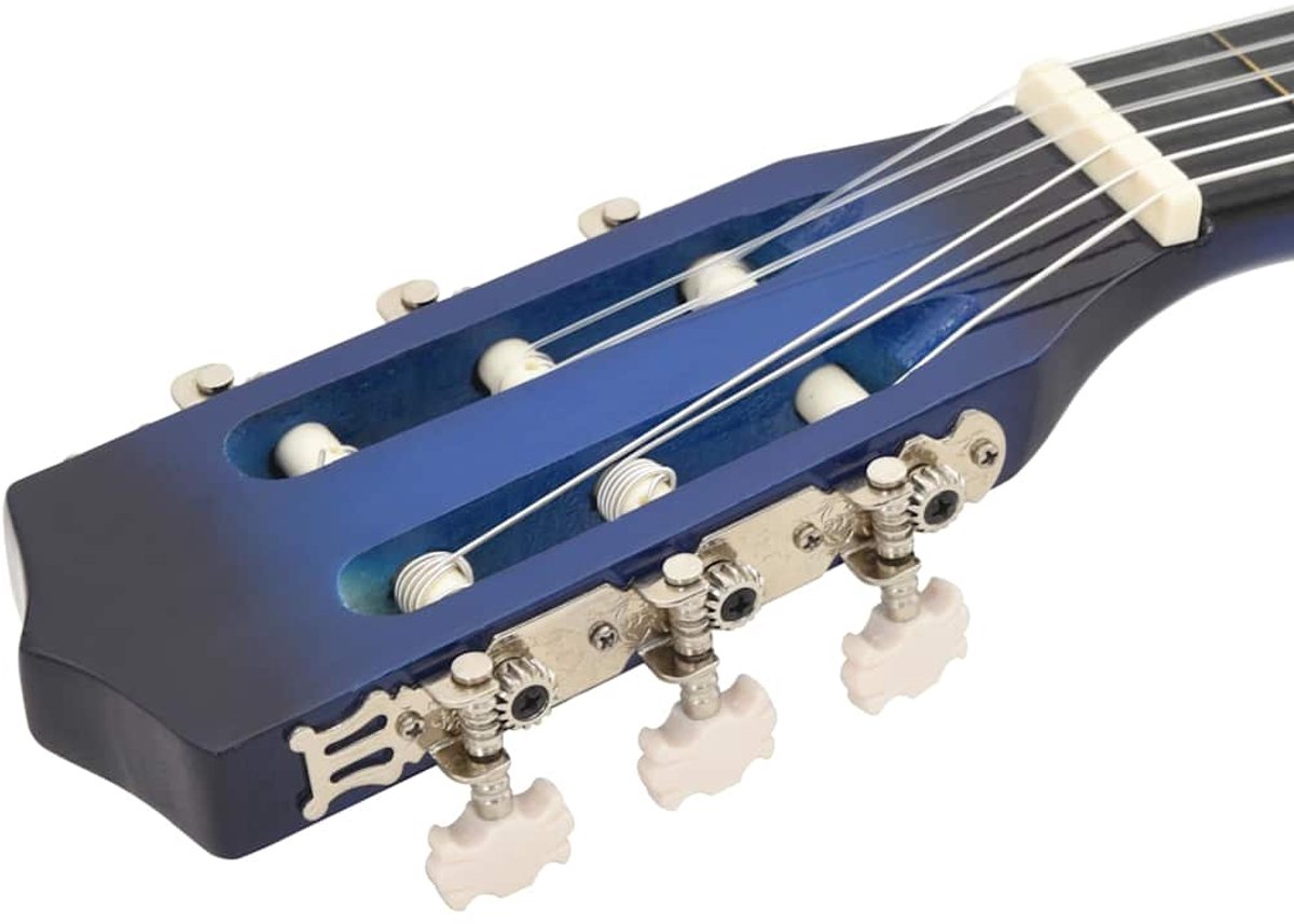 vidaXL - Gitaar - klassiek - beginner - en - kinderen - 3/4 - 36" - blauw thumbnail 3