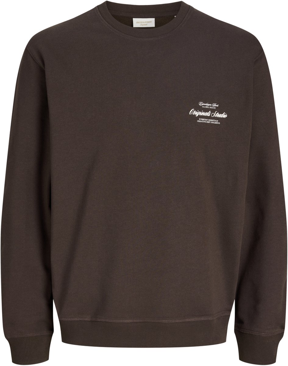 JACK & JONES - JORNORREBRO TYPO BACK SWEAT CREW NECK Heren Trui