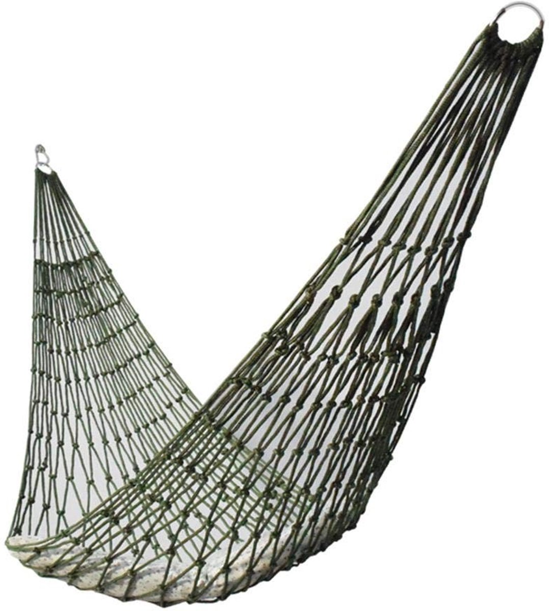 Solidchoice - Enkele Mesh Hangmat - Dikke Nylon Camping Hangmat voor Buiten