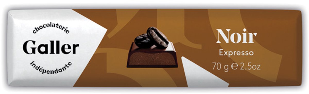 Chocoladereep Galler Dark Espresso, 70 g