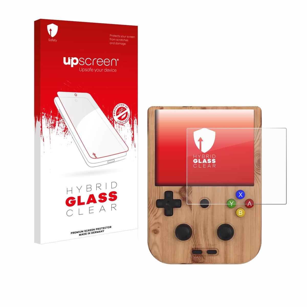 upscreen - Screenprotector voor Anbernic RG405V - Folie Beschermfolie Beschermglas transparant