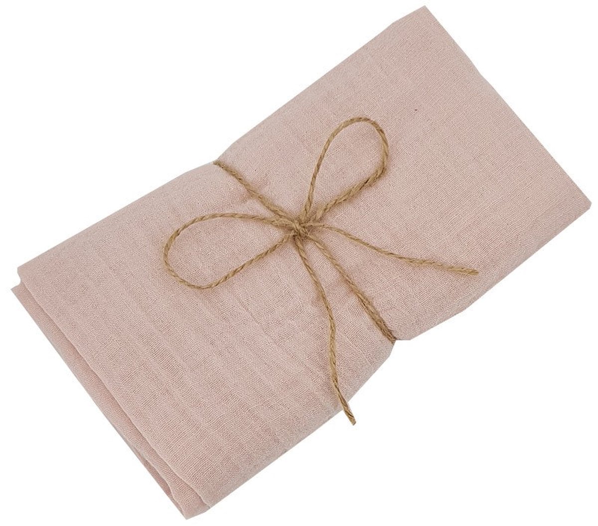 MUSLIN SWADDLE & NAPPY 80 x 80 cm 1pcs. ROSE PINK
