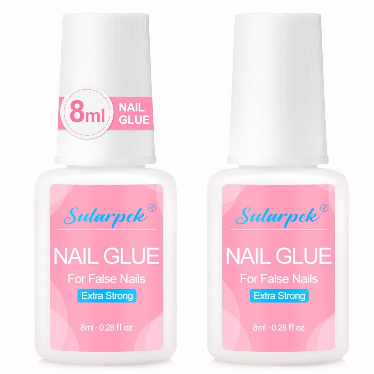 Solidchoice - 2x 8ML Extra Sterke Nagellijm met Penseelpunt