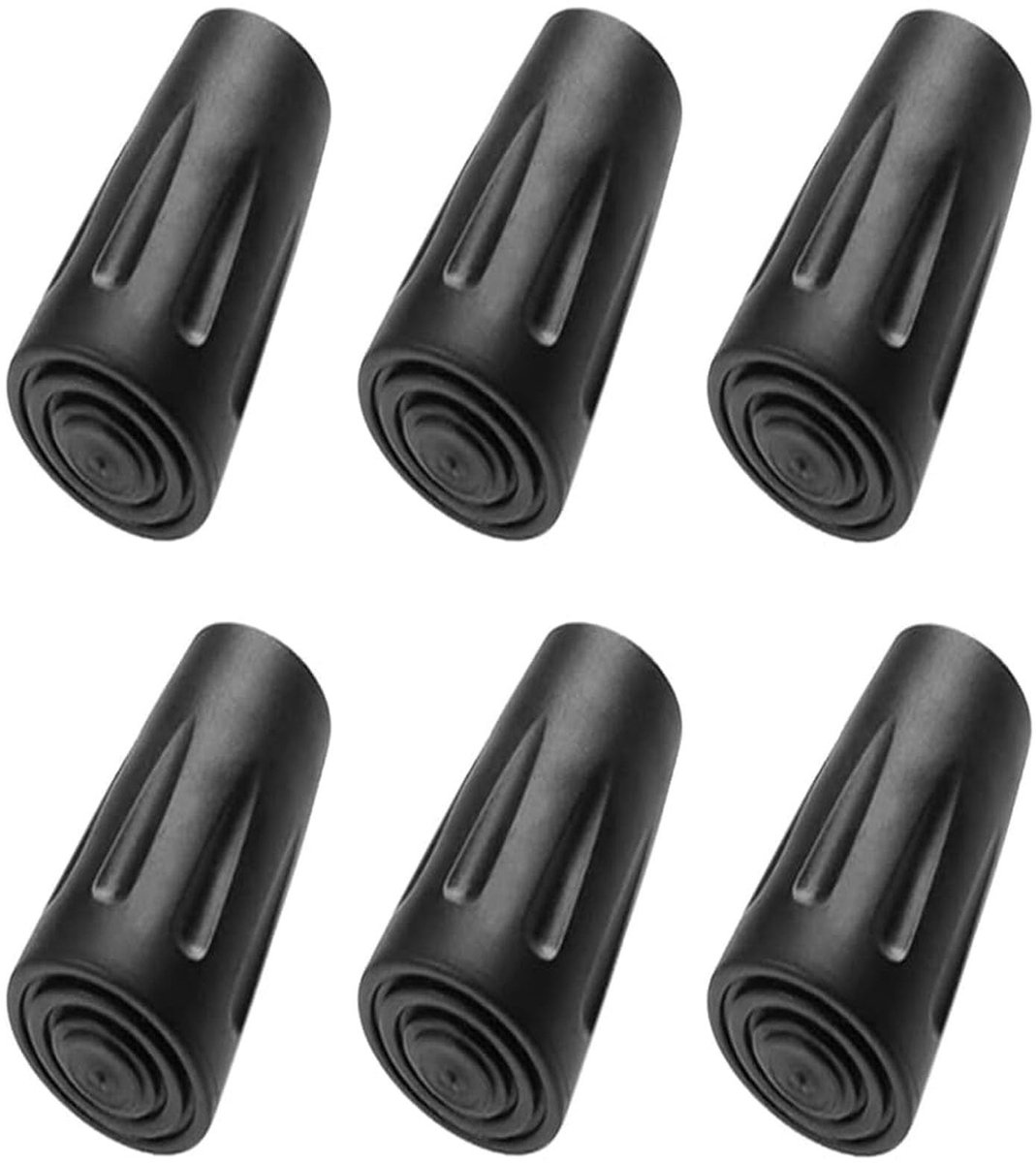 Solidchoice - Set van 6 Rubber Klimstok Puntkappen 11 mm