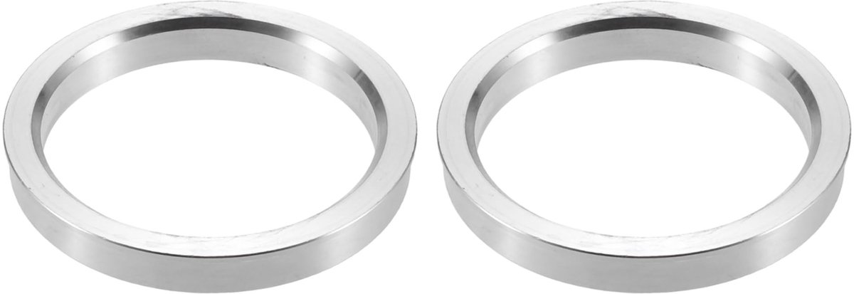 Solidchoice - Set van 2 Aluminium Middenringen voor Auto Wielen