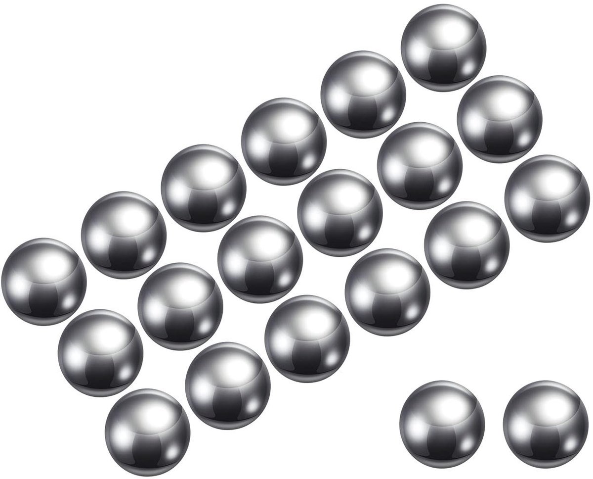 Solidchoice - 100 Stuks Precisie Kogels - 10mm Carbon Staal voor Lagers