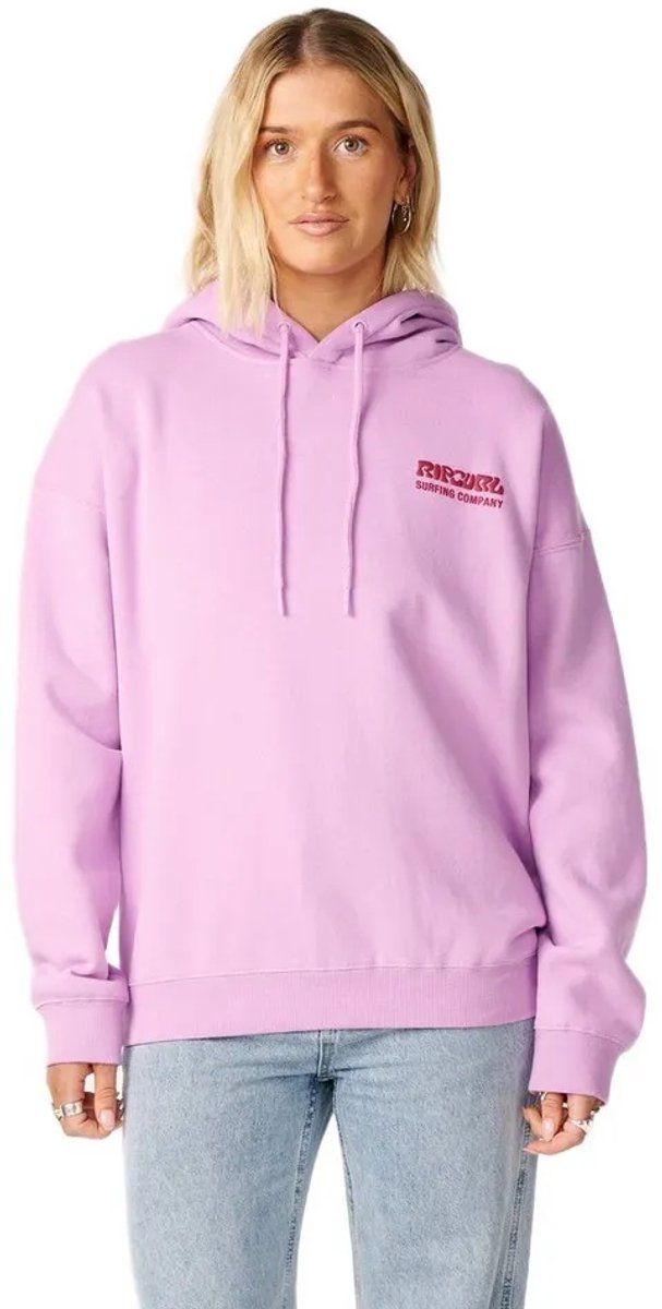 Rip Curl Surf Puff Relaxed Hood Bright Lilac Roze