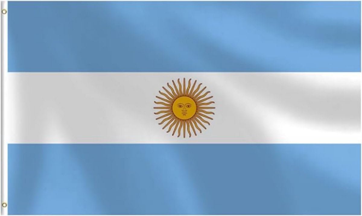 Okado Argentijnse Vlag – 150 x 90 cm – Polyester