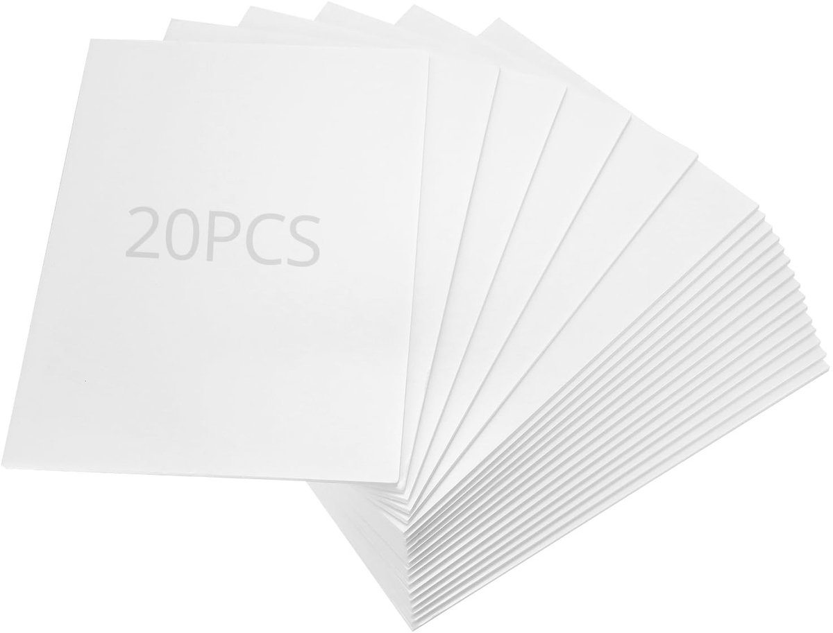 Solidchoice - Set van 20 A3 Schuimplaten 5 mm Dik voor Creatieve Projecten