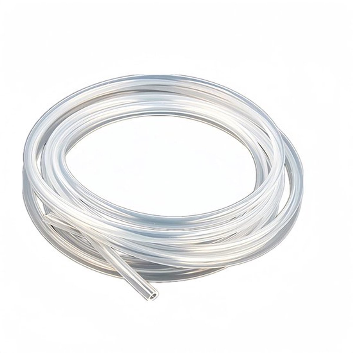 Transparante siliconenrubberbuis 1 mm ID 3 mm OD - voedselveilige luchtslang voor transferpomp - 5 meter lange slang voor diverse toepassingen