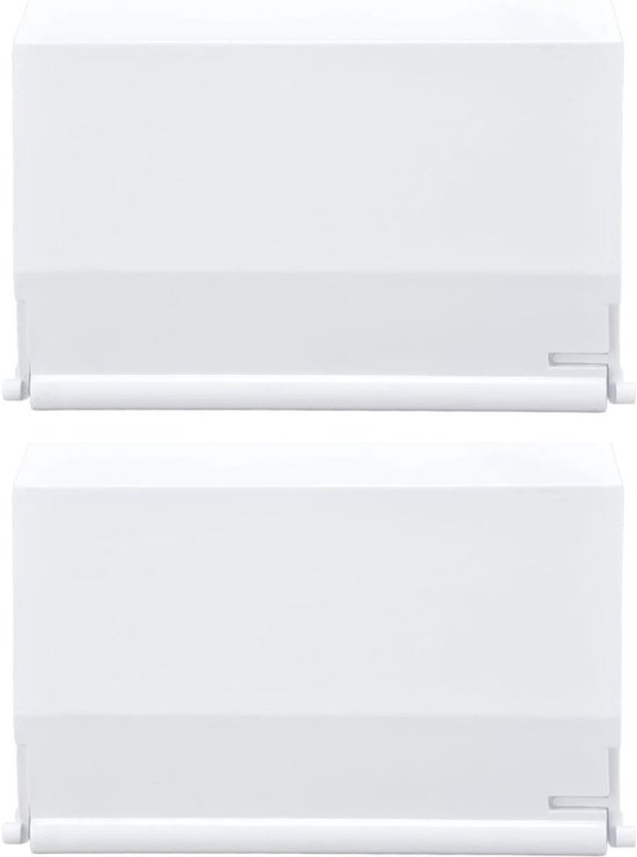 Zwembad-skimmer Weir-baffle-set van 2 - vervangingskit voor skimmerafdekking, 19,5x14 cm, ideaal voor grondzwembaden en efficiënte watercirculatie