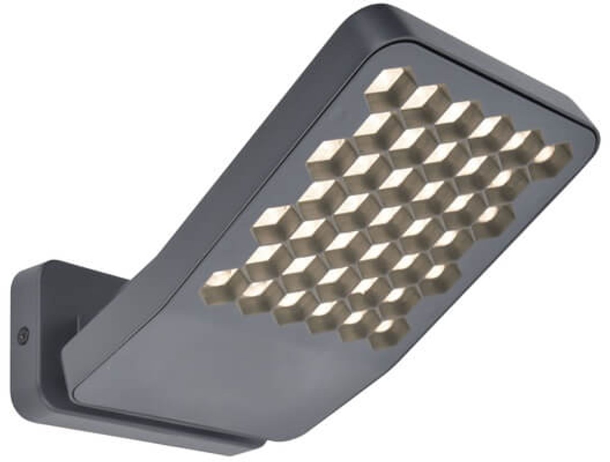Lutec Atlantis - LED wandlamp voor buiten - Anti-verblinding