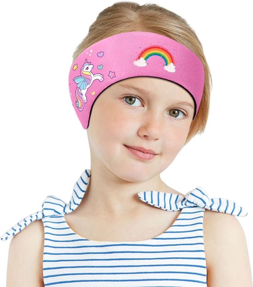 Zwemhoofdband voor Kinderen en Volwassenen, Waterdichte Oordopband voor Zwemmers, Bescherming voor de Oren, Beschikbaar in Meerdere Maten