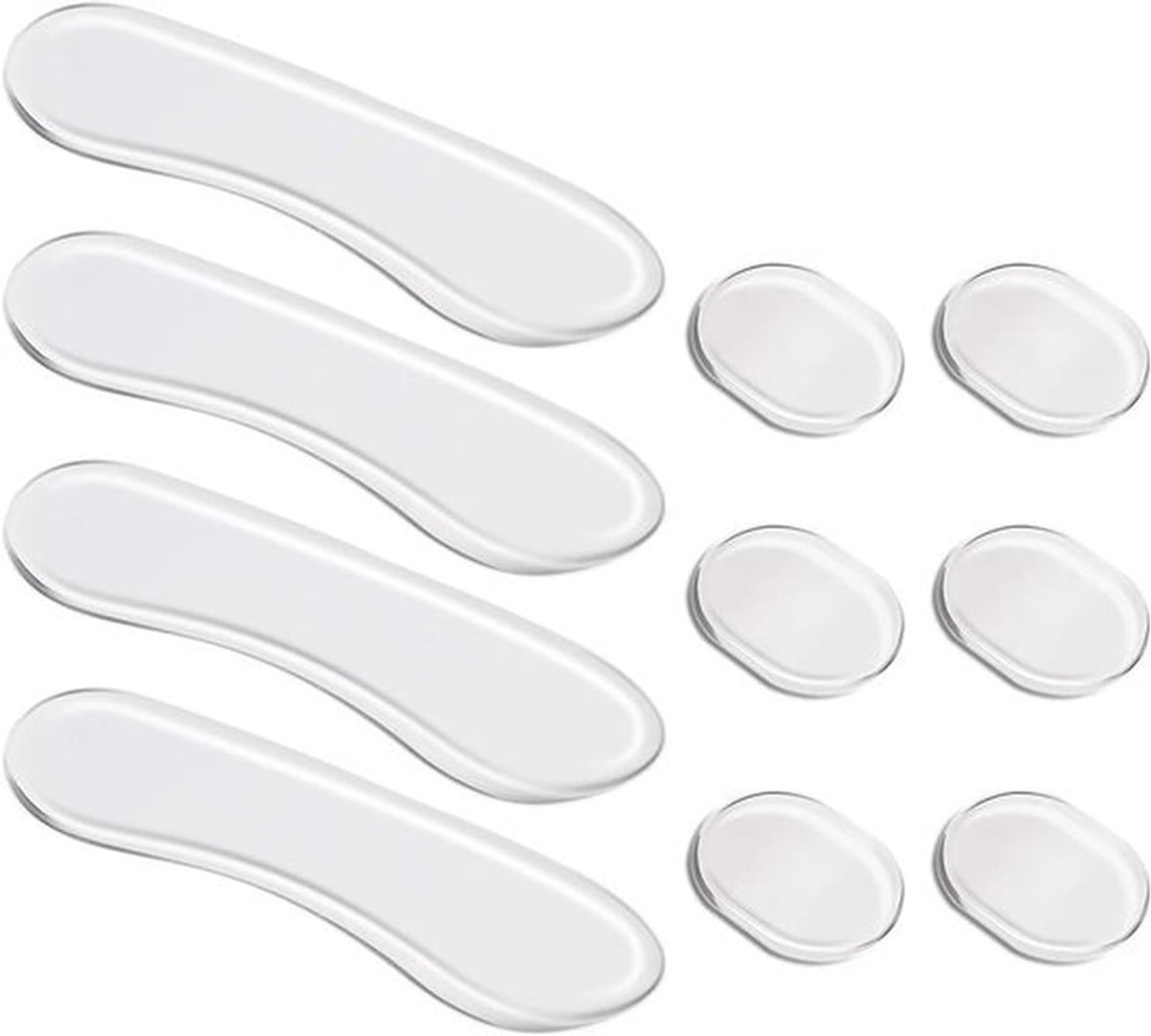 10 Stuks Damper Gels, Zachte Heldere Ovale en Lange Drumdempers voor Geluidsreductie en Toonregeling bij Becken