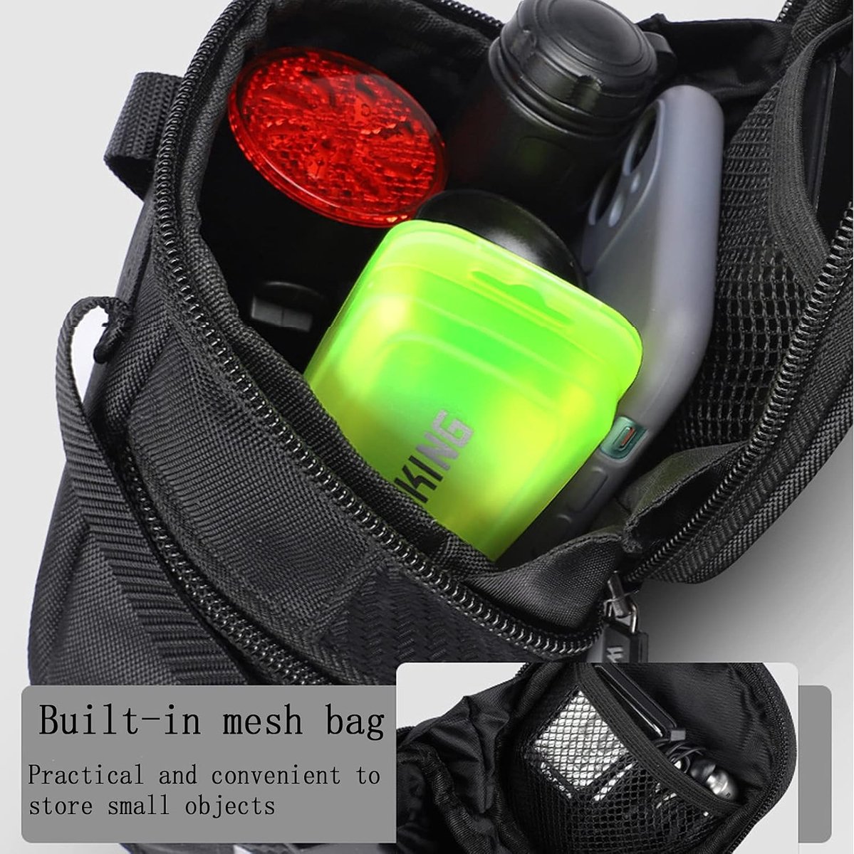 Bicycle Bag Bicycle Reflective Tail Bag Bicycle Beanbag Road Bike Riding Equipment Saddle Bag Rear Seat Bag - ShopVlot