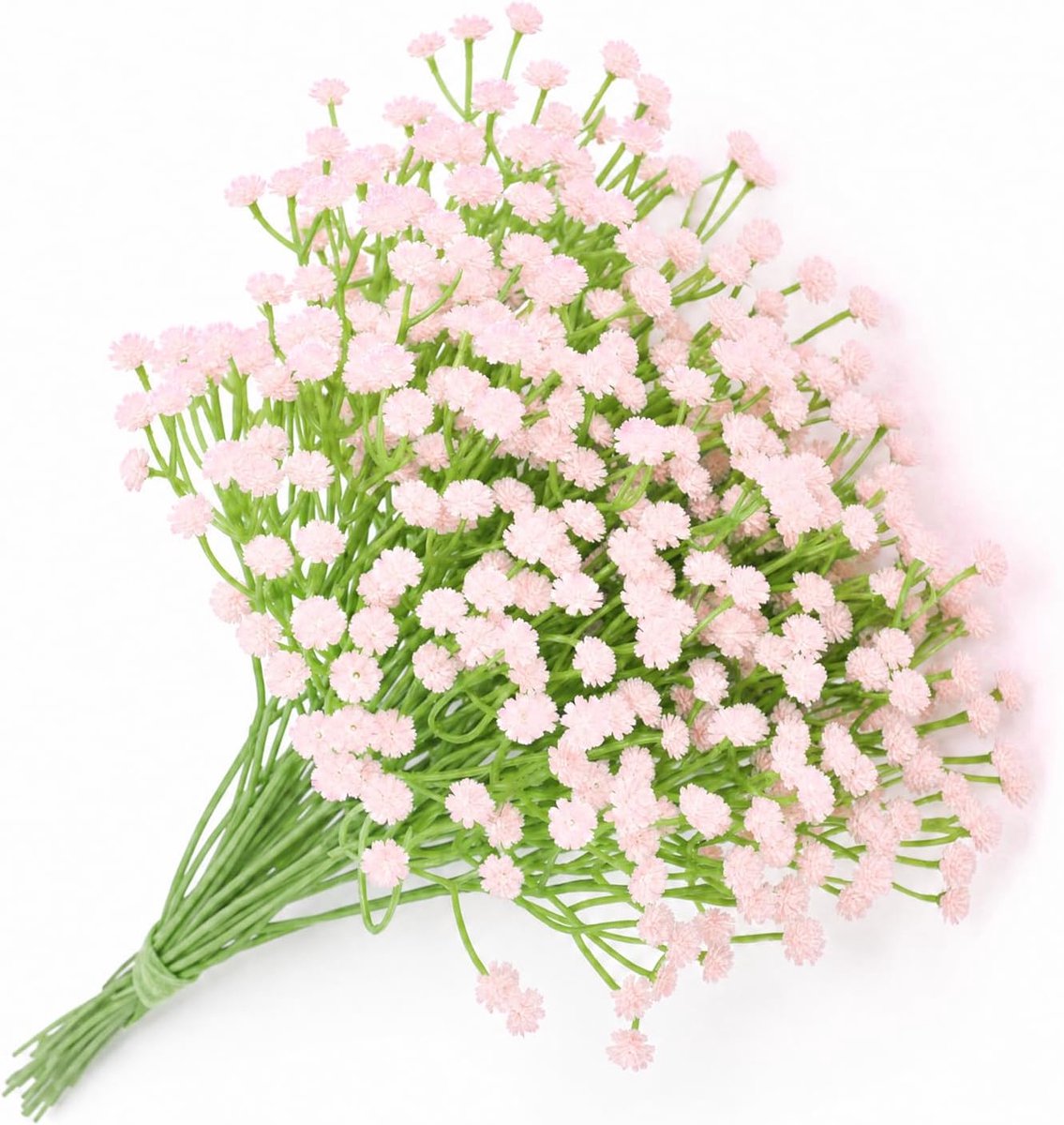 15 stuks kunstmatige gipskruid, 29,5 cm kleine kunstbloemen voor vaas, bruiloft centerpieces, boeket, feest- en - ShopVlot