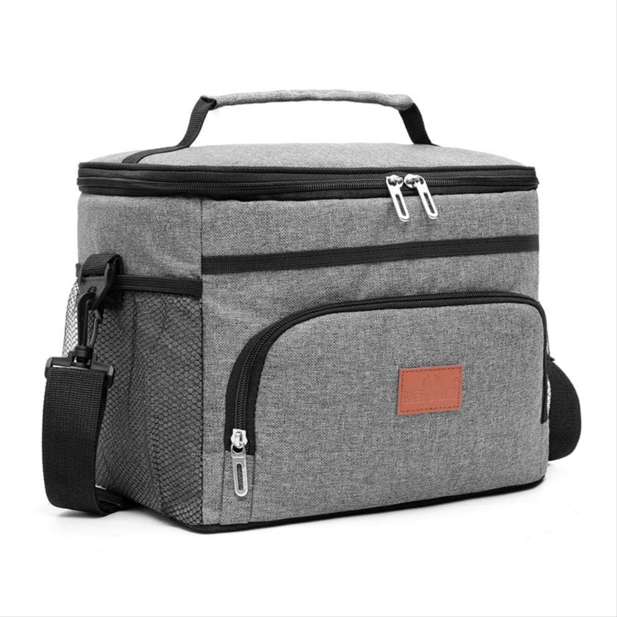 15L Oxford Cloth Isolation Package Waterproof Ice Bag Outdoor Picnic Isolation Bag Car Ice Bag 29 x 22 x 24cm Backpack - ShopVlot