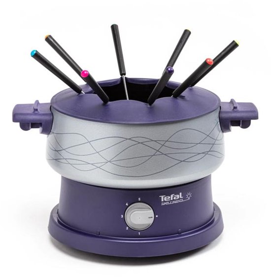 Tefal Color Simply Invents EF351412 - Fondueset - 8 fonduevorkjes - RVS — afbeelding 5