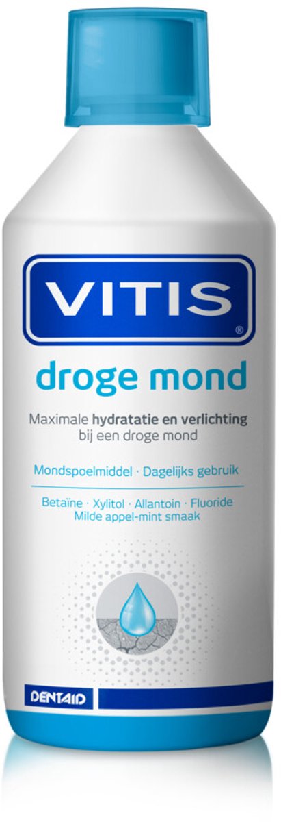 VITIS Droge mond - mondspoelmiddel - 500 ml