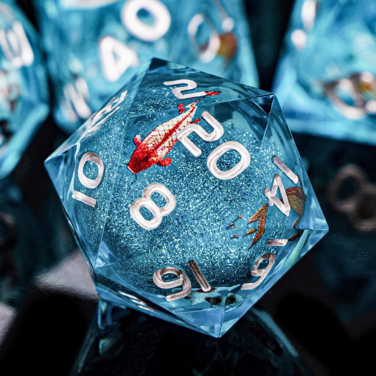 Solidchoice - Handgemaakte D&D Dobbelstenen Set van 7 voor RPG Spellen