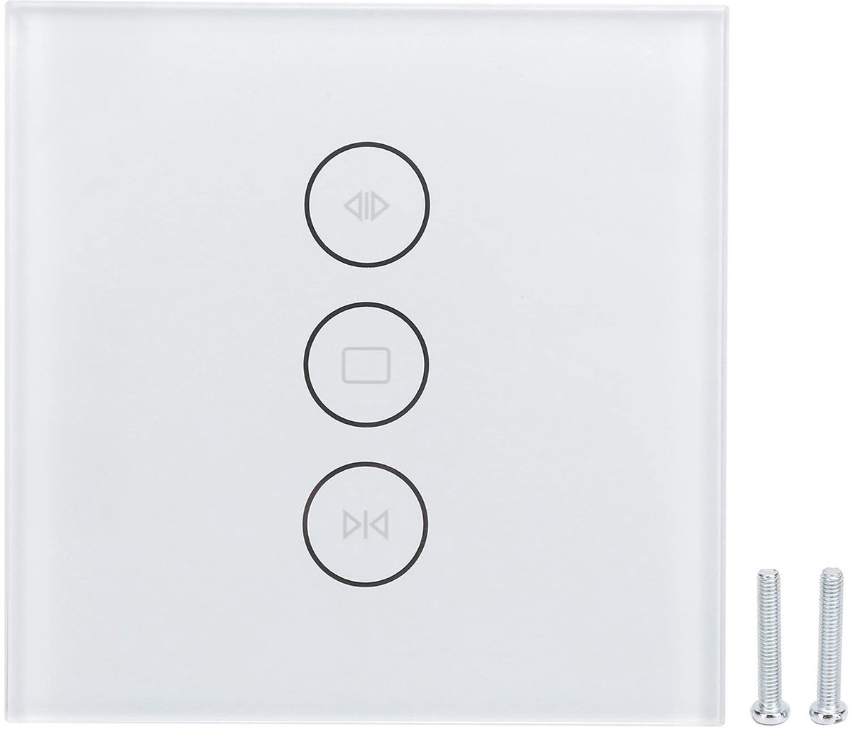 Solidchoice - Slimme Gordijnschakelaar - Tempered Glass WiFi Touch Screen