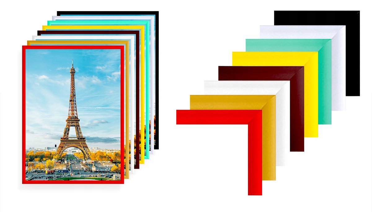 Aluminium Fotolijst 30x45 cm Glas - 8 Kleuren
