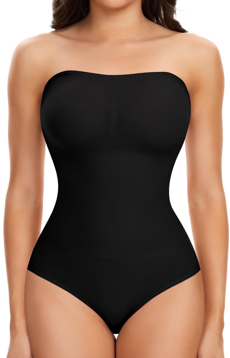 Solidchoice - Strapless Figuurvormende Bodysuit voor Dames