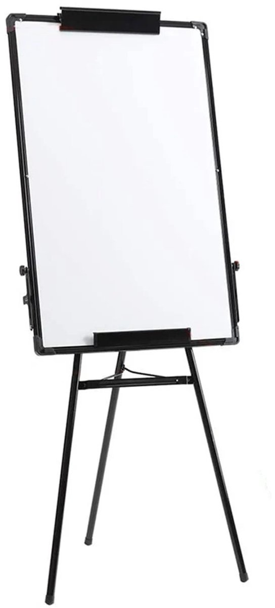 House Of Atelier - Flipover - Uitwisbaar en Magnetisch Whiteboard - In Hoogte Verstelbaar en Flexibel in Gebruik - 90x60 cm
