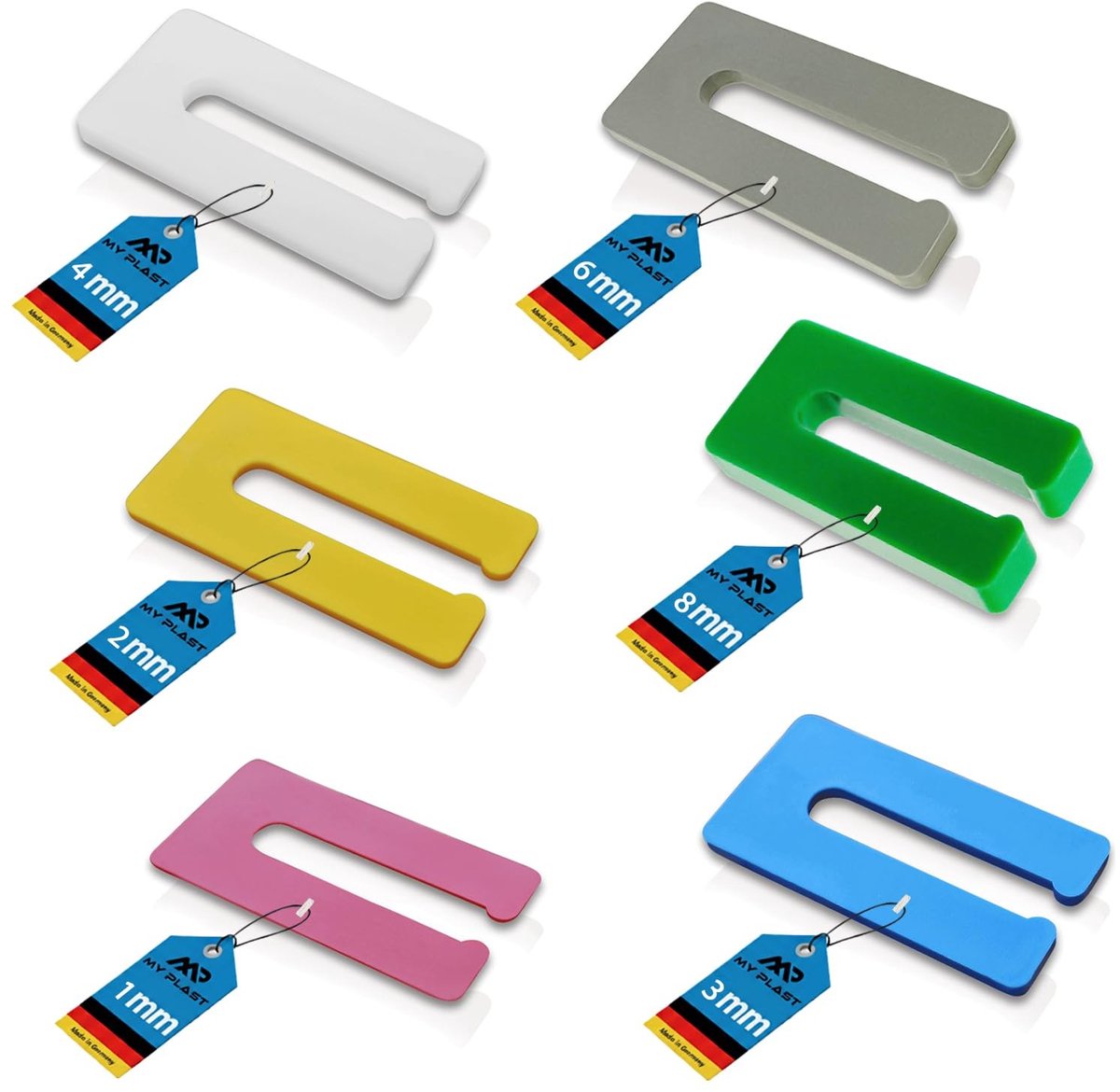 Solidchoice - Beglazingsblokjes 3 x 2 mm - 50 stuks (geel)