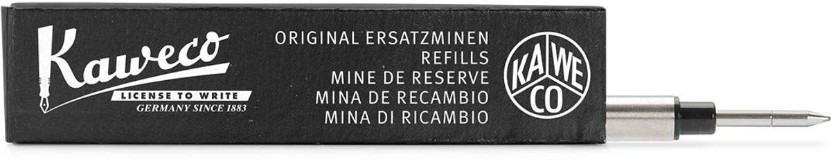 Solidchoice - Euro Rollerbalvulling Zwart 0,7 mm