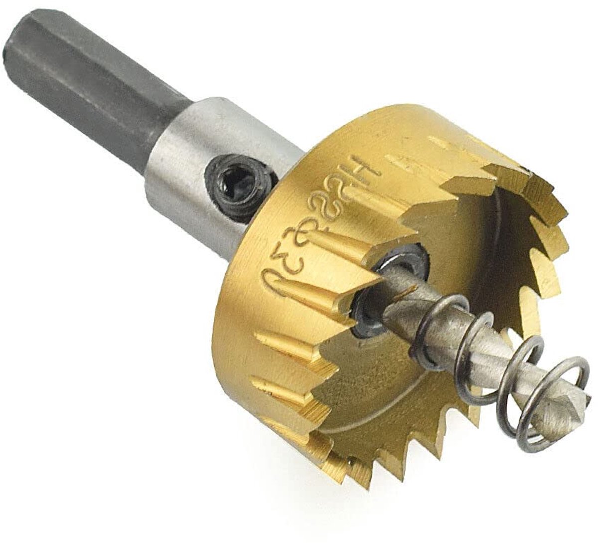 TopHomer 38 mm HSS Hole Saw, Hole Drill, Metal, Wood, Alloy, 12 - 65 mm - ShopVlot