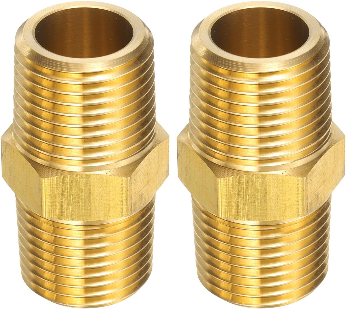 Solidchoice - 2 Stuks Messing Buiskoppelingen voor Douche en Waterleidingen