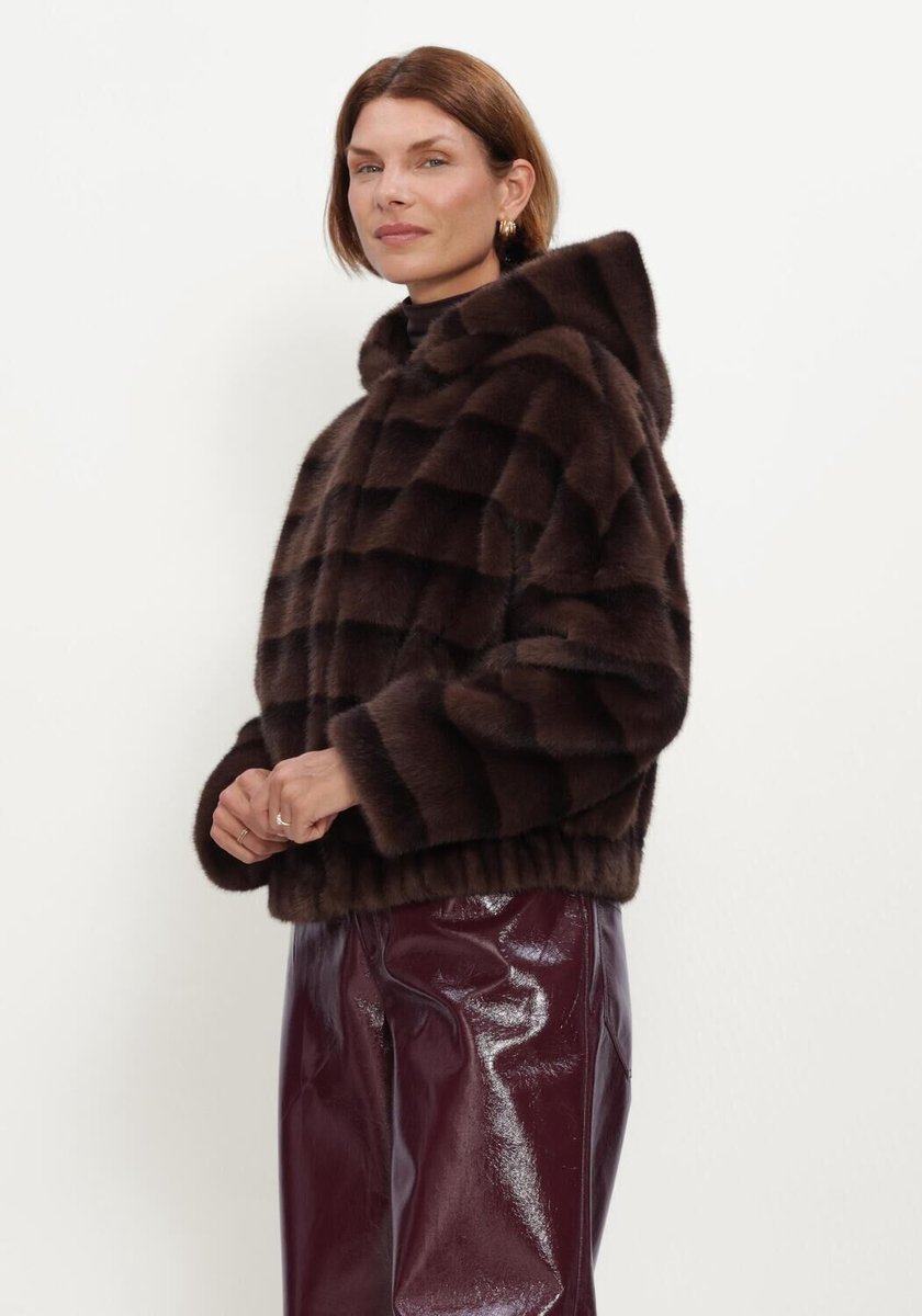 Beaumont Dita Jacket Jassen Dames - Winterjas - Bruin - Maat 38