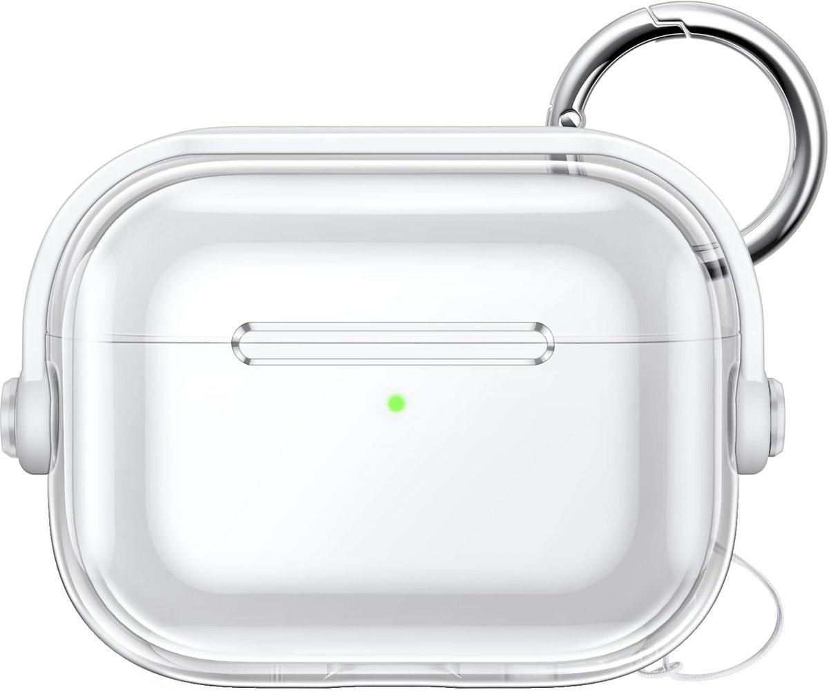 Solidchoice - Veiligheidsslot Case voor AirPods Pro 3 - Transparant TPU