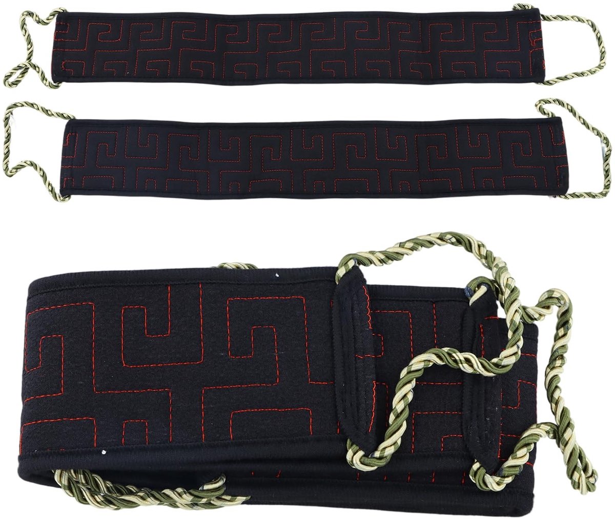 Solidchoice - Rugwashanddoek voor Heren met Handvatten en Microvezel, 2 Stuks