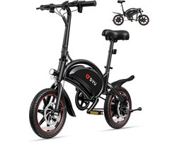 DYU D3S – 14" Mini Opvouwbare E-Bike | 100% EU Straatlegaal | 250W Motor & 50KM Bereik