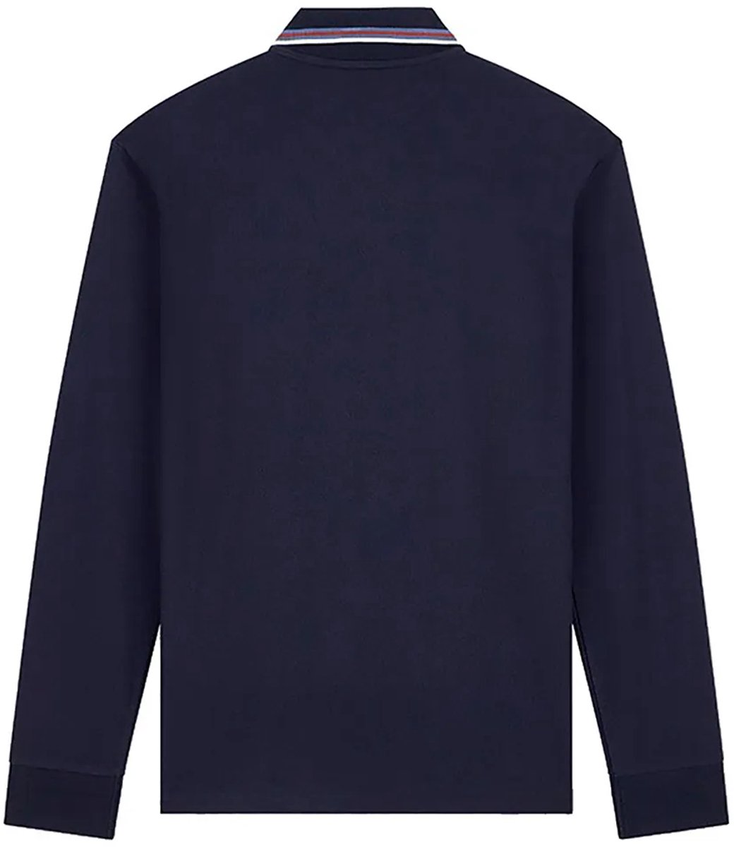 Armani Exchange Xm003427_af13026 Lange Mouw Poloshirt Blauw S Man