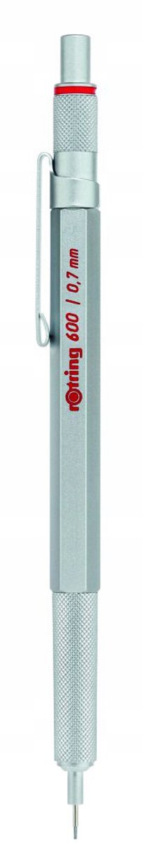 Merkloos Mechanische potlood 0.7mm zilverkleurig, ideaal voor tekenen