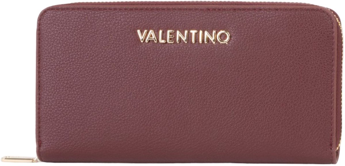 VALENTINO portemonnee Leo Zip Around Wallet Bord / Multicolor donkerrood