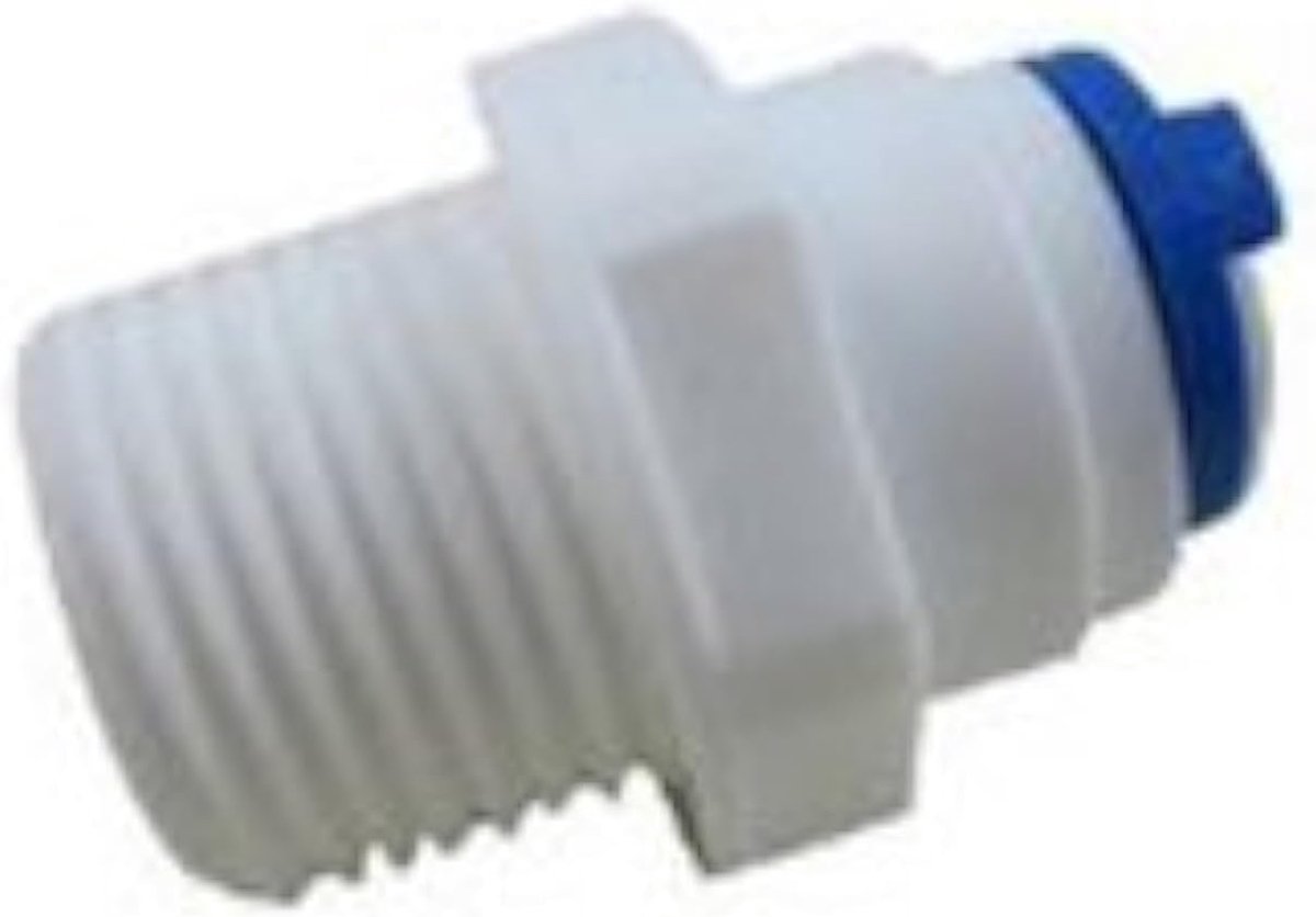 1/4" Push Fit Tube X1/4" Thread van draad Quick Connect buisschroefverbinding Push RO-water Reverse Osmose filtersysteem Pure (verpakking van 5)