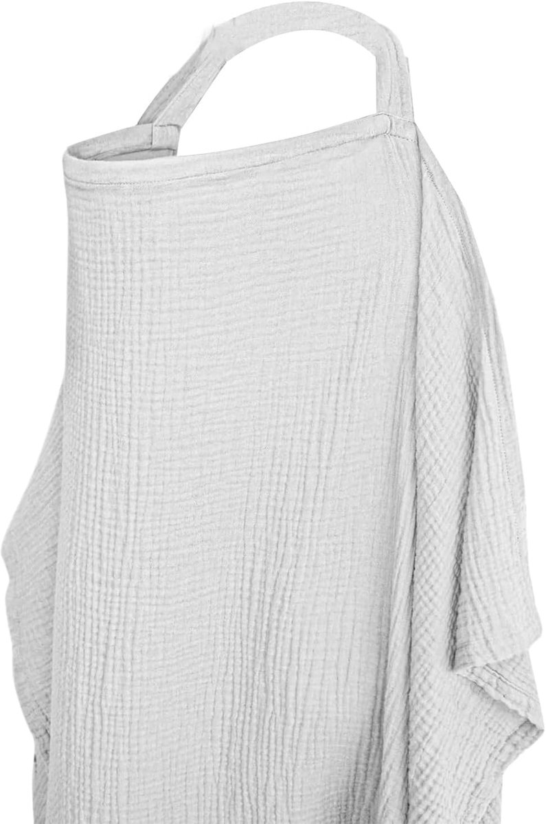 Voedingsdoek met privacybescherming, zachte borstvoedingsdoek met booguitsparing, autostoelovertrek, voedingsaccessoires en kinderveiligheidsaccessoires voor helder zicht